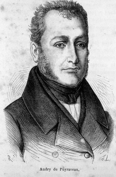 पियरे फ्रांसैस ऑड्री डे पुयरेव्यू (1783-1852) का पोर्ट्रेट, फ्रांसीसी प्रतिनियुक्त। द्वारा फ्रेंच स्कूल