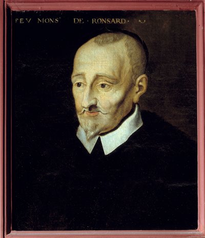 पियरे डी रोंसर्ड (1524-1585) का पोर्ट्रेट, फ्रांसीसी कवि, 18 वीं शताब्दी की अनाम पेंटिंग। ब्लोइस संग्रहालय। द्वारा फ्रेंच स्कूल