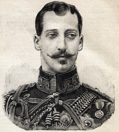 फ्रांसीसी अखबार ले पेटिट पेरिसियन से प्रिंस अल्बर्ट विक्टर (1864-1892), ड्यूक ऑफ क्लेरेंस और एवोंडेल और इंग्लैंड की रानी विक्टोरिया के पोते का पोर्ट्रेट द्वारा फ्रेंच स्कूल
