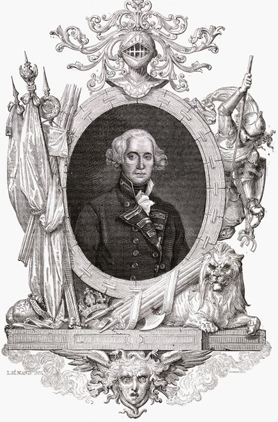 रिचर्ड के पोर्ट्रेट, अर्ल होवे (1726-99) अंग्रेजी नौसेना अधिकारी द्वारा फ्रेंच स्कूल
