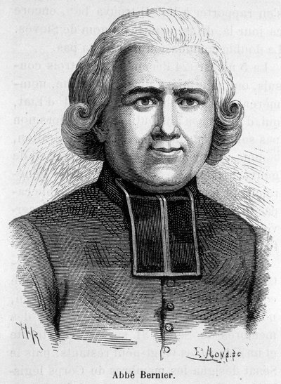 अब्बे बर्नियर का पोर्ट्रेट, फ्रांसीसी धर्माध्यक्ष (1762-1806) द्वारा फ्रेंच स्कूल