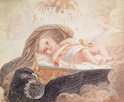 रोम के राजा का चित्रण, नेपोलियन II (1811-32) c.1811 द्वारा फ्रेंच स्कूल
