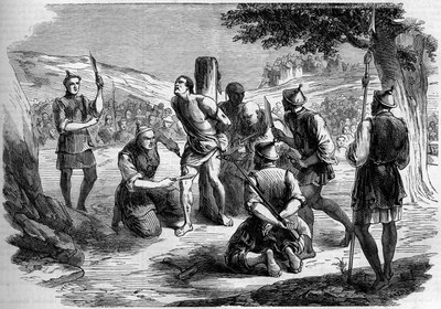 27 फरवरी 1858 के "ले मोंडे इलस्ट्रे" एन ° 46 में प्रिंट। द्वारा फ्रेंच स्कूल
