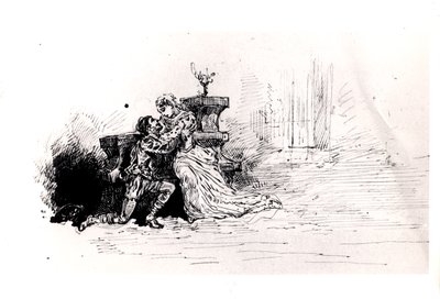 विक्टर ह्यूगो (1802-85), 1880 (कागज पर कलम और स्याही) द्वारा रुय ब्लास (1838) के लिए उत्पादन पुस्तिका द्वारा फ्रेंच स्कूल