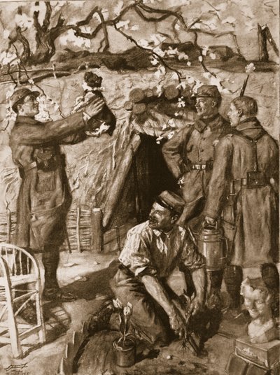 मनोरंजन का समय, 1915 द्वारा फ्रेंच स्कूल