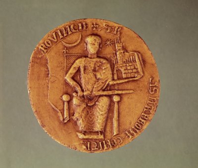 रेमंड VI की सील (1156-1222) टूलूज़ की गणना, 1204 द्वारा फ्रेंच स्कूल