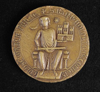 टूलूज़ (मोम) के रेमंड VII (1197-1249) की दूसरी मुहर द्वारा फ्रेंच स्कूल