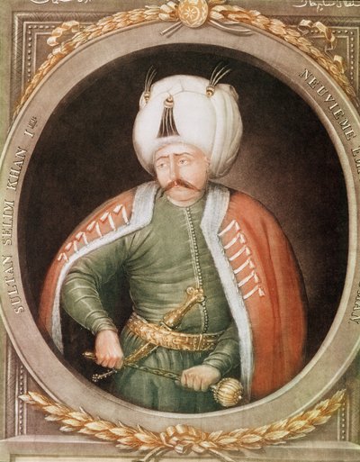 सेलिम I (1466-1520) ने यवुज़ द ग्रिम कहा, सुल्तान 1512-20 द्वारा फ्रेंच स्कूल