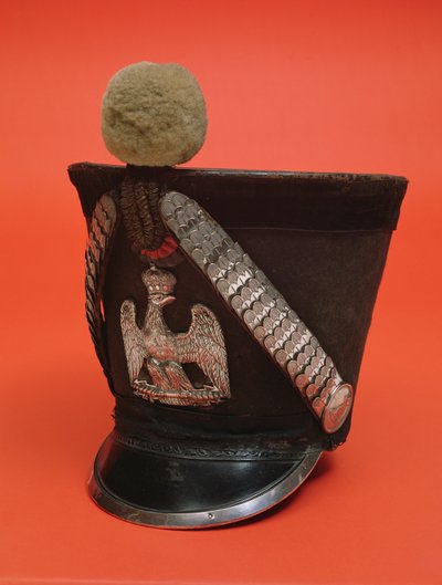 प्रथम फ्रांसीसी साम्राज्य की सेना के एक लांको का शाको, c.1804-1815 (कपड़ा) द्वारा फ्रेंच स्कूल