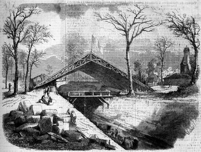 Bois de Boulogne, पेरिस के ग्लेशियर के कार्यों की स्थिति द्वारा फ्रेंच स्कूल