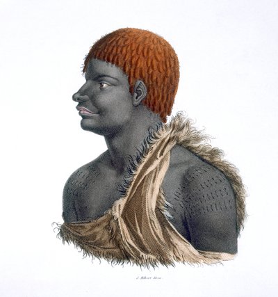 तस्मानियन एबोरिजिन, 1812 द्वारा फ्रेंच स्कूल
