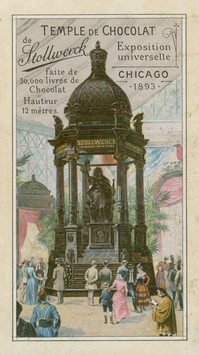 Stollwerck द्वारा चॉकलेट का मंदिर द्वारा फ्रेंच स्कूल