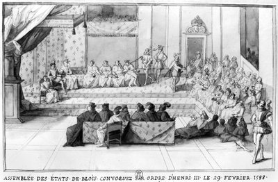 29 फरवरी 1588 को हेनरी III (1551-89), फ्रांस के राजा (1574-89) द्वारा 1588 के बाद ब्लिस एस्टेट की विधानसभा का गठन द्वारा फ्रेंच स्कूल