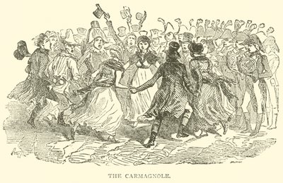Carmagnole (उत्कीर्णन) द्वारा फ्रेंच स्कूल