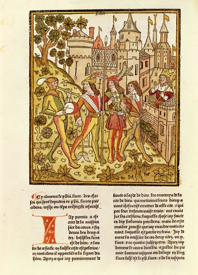 ला सिटी डे सेउ, 1486-87 (xylograph) से सिटी ऑफ गॉड एंड दिस सेंचुरी द्वारा फ्रेंच स्कूल