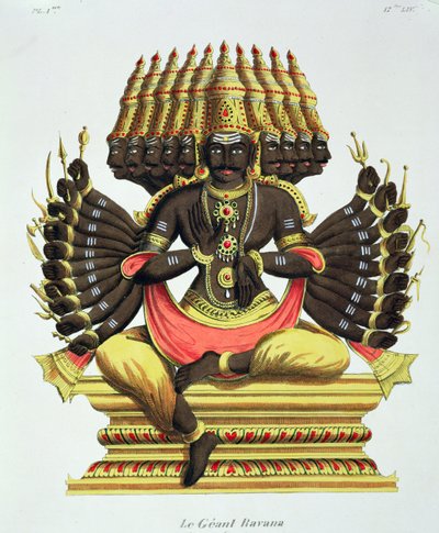 विशालकाय रावण द्वारा फ्रेंच स्कूल