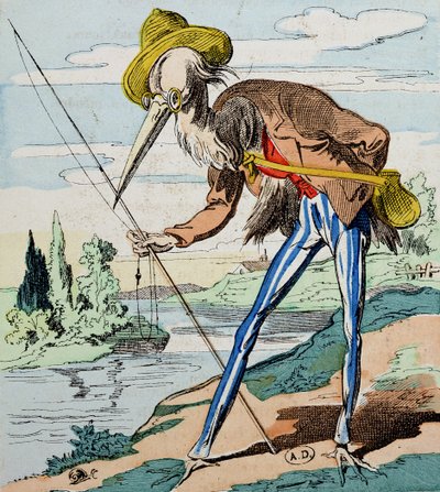 हेबल्स, Fables de la Fontaine से द्वारा फ्रेंच स्कूल