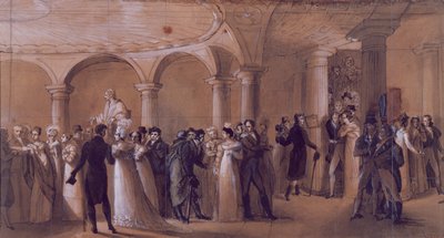 थिएटर फ्रैन्किस पर पेरिस्टाइल, c.1822 द्वारा फ्रेंच स्कूल