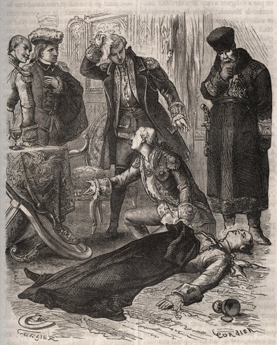 रूसी सम्राट पीटर III (1728-1762), को एक निवास सौंपा गया था, उनकी पत्नी कैथरीन द्वितीय के आदेश से हत्या कर दी गई थी, जिन्होंने 17 जुलाई 1762 को एलेक्सी ओर्लोव (1737-1808) और उनके गार्डों द्वारा उन्हें उखाड़ फेंका और सत्ता संभाली थी। 1871 से "हिस्टॉयर द द्वारा फ्रेंच स्कूल