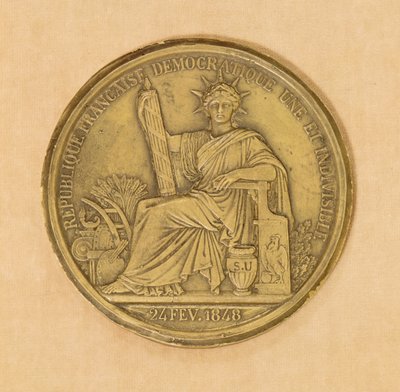 द्वितीय गणराज्य की मुहर, 1848 द्वारा फ्रेंच स्कूल