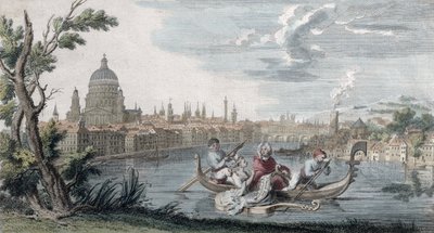 वेनरी द्वारा उत्कीर्ण साइनोरा फाउस्टिना बोर्डोनी (1693-1781) को समर्पित आधुनिक स्वाद की विजय द्वारा फ्रेंच स्कूल