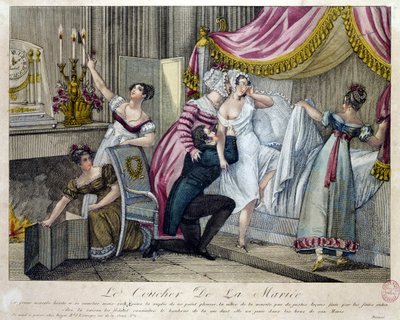 द वेडिंग नाईट, c.1820 द्वारा फ्रेंच स्कूल