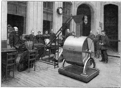 1898 में क्रेडिट फोन्सियर का ड्राइंग रूम। द्वारा फ्रेंच स्कूल