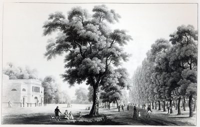 प्रेटार, वियना, 1821 में मुख्य एवेन्यू द्वारा फ्रेंच स्कूल