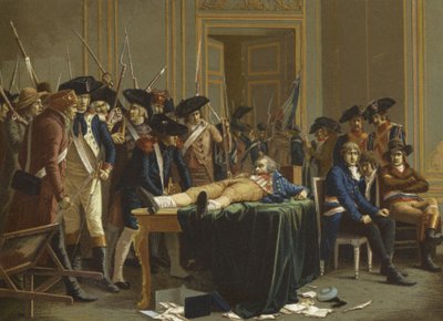 10 थर्मिडोर की सुबह, वर्ष II (1794) द्वारा फ्रेंच स्कूल