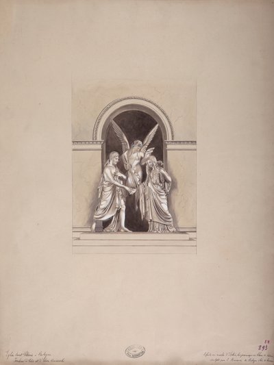 फेलिक्स और एलिसा बेकोची का मकबरा, सैन पेट्रोनियो बेसिलिका, बोलोग्ना, c.1900-20 द्वारा फ्रेंच स्कूल