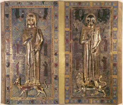 जीन के मकबरे (1234-50) और फ्रांस के ब्लांच (1234-50), लुई IX (1214-70) और प्रोवेंस (सोना और तामचीनी) के मारगुएरेट द्वारा फ्रेंच स्कूल