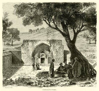 वर्जिन का मकबरा (उत्कीर्णन) द्वारा फ्रेंच स्कूल