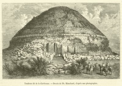 ला चेरेतिएन का मकबरा (उत्कीर्णन) द्वारा फ्रेंच स्कूल
