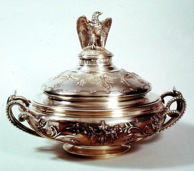 वनस्पति डिश, सेवा नेपोलियन III, 1855 (रजत गिल्ट) द्वारा फ्रेंच स्कूल