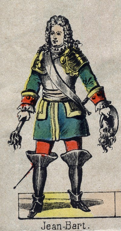 जीन बार्ट (1650-1702), फ्रांसीसी नाविक, प्राइवेटर का चित्र। 19वीं सदी के अंत से एपिनल की छवि। द्वारा फ्रेंच स्कूल
