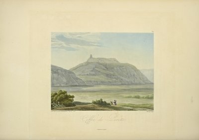 कॉफ्रे डी पेरोटे, मार्चैस द्वारा तैयार, गुलदस्ता द्वारा उकेरा गया, अलेक्जेंडर वॉन हंबोल्ट और एमी बोनपलैंड द्वारा 'व्यू ऑफ द कॉर्डिलरस एंड मॉन्यूमेंट्स ऑफ द इंडिजिनस पीपल्स ऑफ अमेरिका' से चित्रण। द्वारा फ्रेडरिक अलेक्जेंडर बैरन वॉन (बाद) हम्बोल्ट