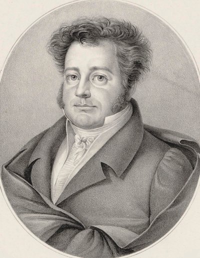 संगीतकार हेनरिक मार्शनर का पोर्ट्रेट 1795-1861। द्वारा फ्रेडरिक अगस्त फ्रिक