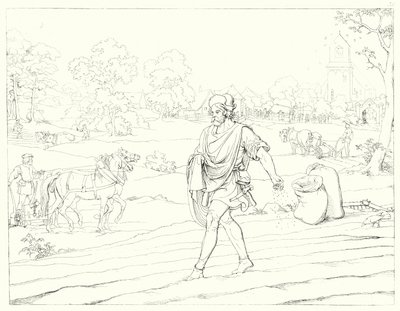 शिलर के लिड वॉन डेर ग्लॉक, या द सॉन्ग ऑफ द बेल (उत्कीर्णन) के लिए चित्रण द्वारा फ्रेडरिक अगस्त मोरित्ज़ रिट्ज़स्च