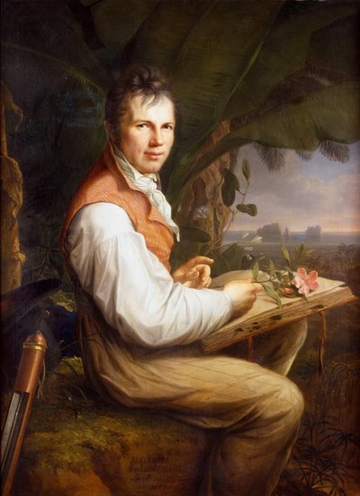 अलेक्जेंडर वॉन हम्बोल्ट का पोर्ट्रेट 1769-1859, 1806। द्वारा Friedrich Georg Weitsch