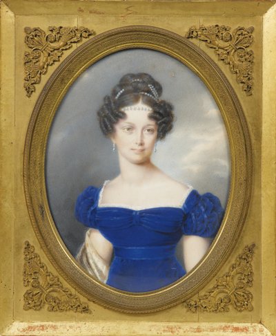 Nassau-Weilburg की राजकुमारी हेनरीटा 1797-1829, ऑस्ट्रिया के आर्कड्यूक चार्ल्स की पत्नी द्वारा फ्रेडरिक जोहान गॉटलीब के गाने