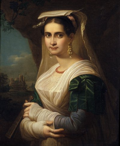 अल्बानो, 1818 से देशवासी द्वारा फ्रेडरिक लुडविग थियोडोर डोल