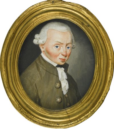 इमैनुअल कांट का पोर्ट्रेट 1724-1804, 1765 द्वारा फ्रेडरिक विल्हेम स्प्रिंगर