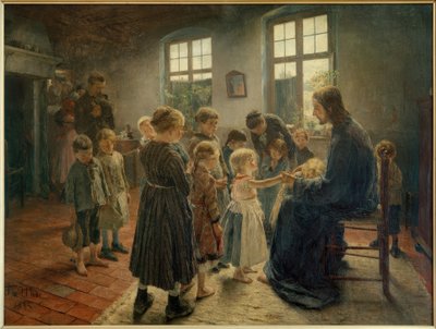 बच्चों को मेरे पास आने दो द्वारा Fritz von Uhde