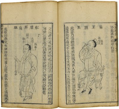 शेन शि याओ हान नेत्र विज्ञान की एक कीमती किताब, 1644 द्वारा फू रेन्यू