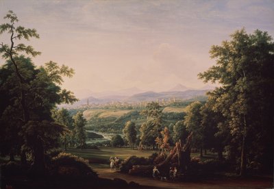 बर्न के पास लैंडस्केप, 1817 द्वारा फ्योदोर मिखाइलोविच मतवेयेव
