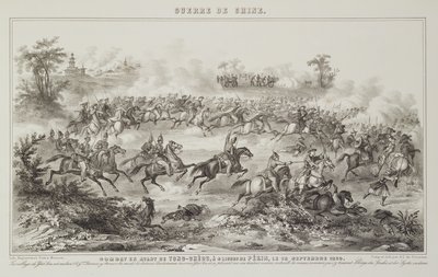 चंग-किआ-ओनांग की लड़ाई, टोंग-चेउ से पहले, 18 सितंबर 1860, द वॉर इन चाइना, 1862 से द्वारा जीसी डे फोर्टेवियन
