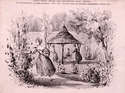 अर्ल्स कोर्ट हाउस, ब्रॉम्पटन, लंदन, c1850 द्वारा जीई मेडले