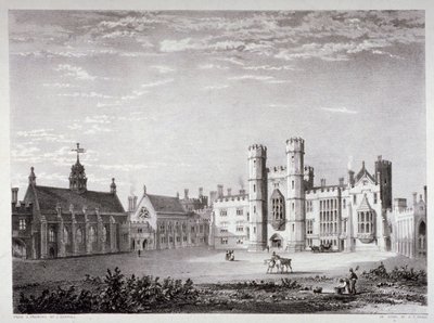 लैम्बेथ पैलेस, लंदन, c1830 द्वारा जीएफ ब्रैग