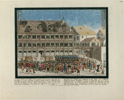 21 जुलाई, 1789 का दिन। 21 जुलाई, 1789 को स्ट्रासबर्ग सिटी हॉल का तूफान, सी। 1790. द्वारा जी. देवरे