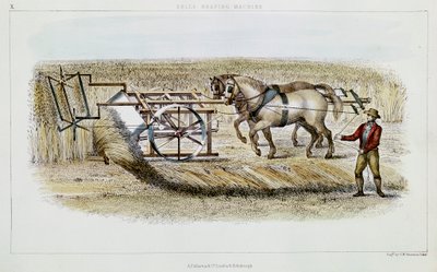 बेल्स रीपिंग मशीन, 1851 द्वारा जीएच स्वानस्टन